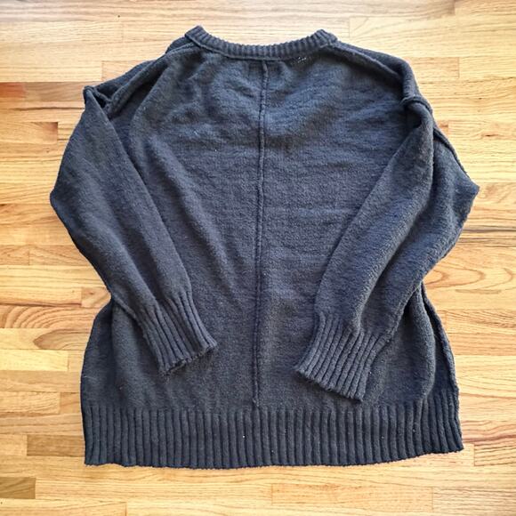 Chelsea Deboer By Lillie & Lottie x Womens oversized Black Sweater soft cozy L - Picture 5 of 5